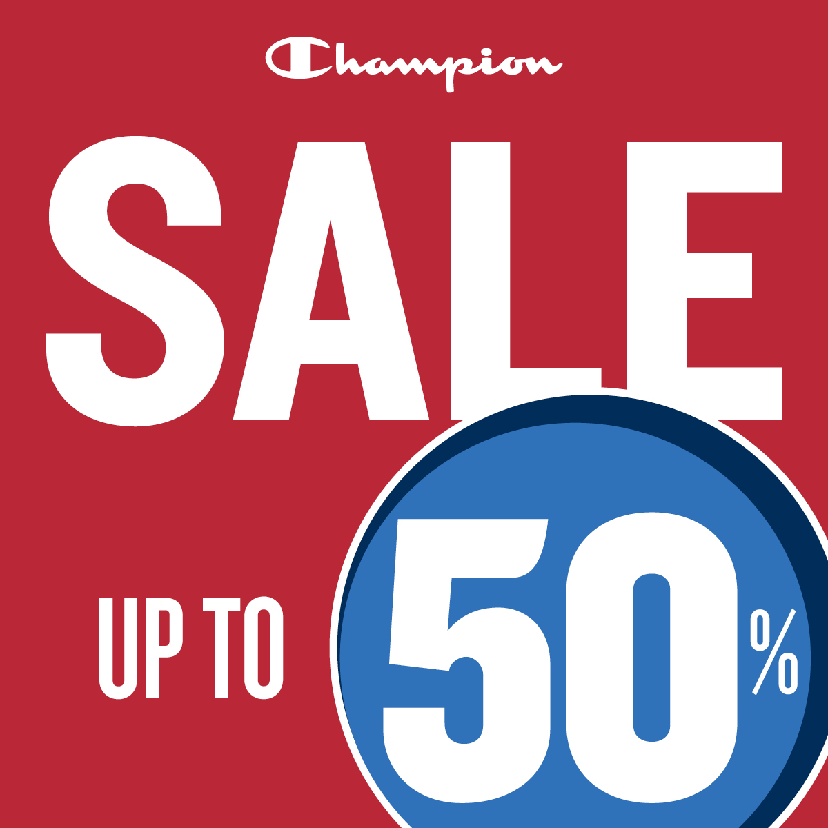 Champion: It's sale time!